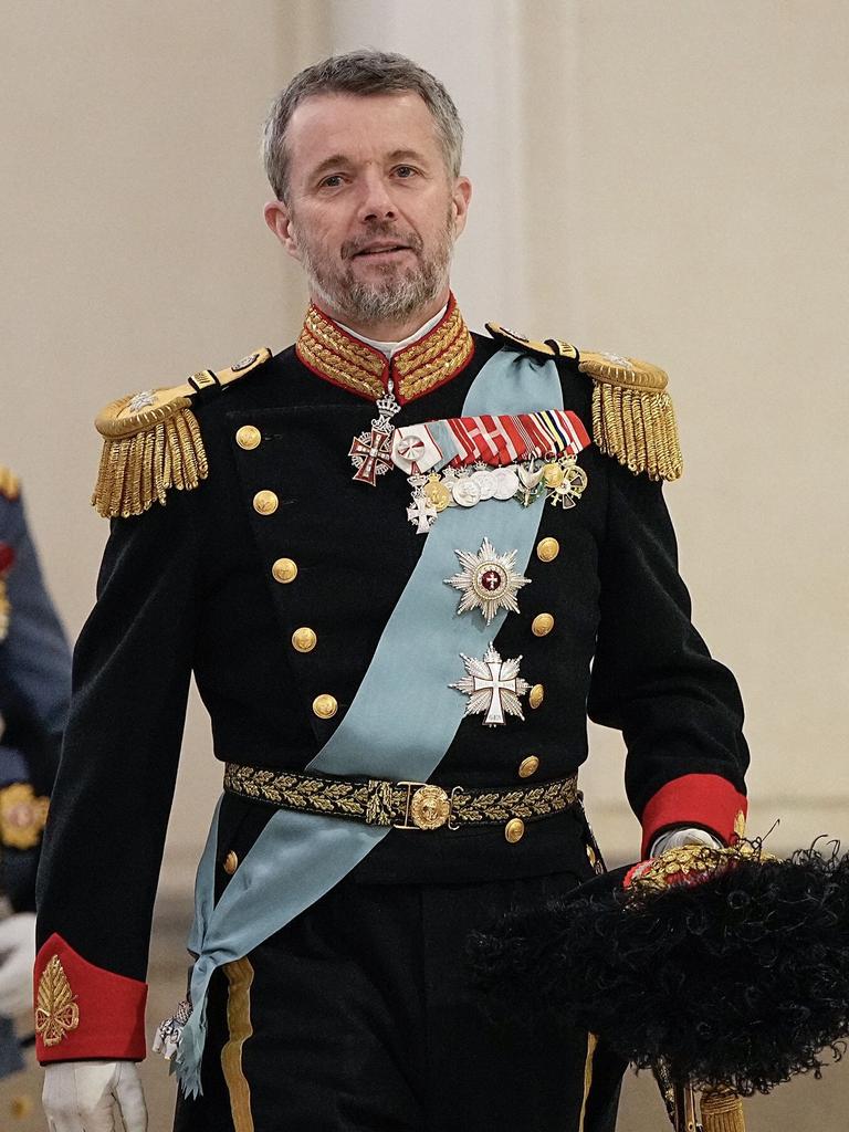 Prince Frederik wore military regalia. Picture: Mads Claus Rasmussen / Ritzau Scanpix / AFP