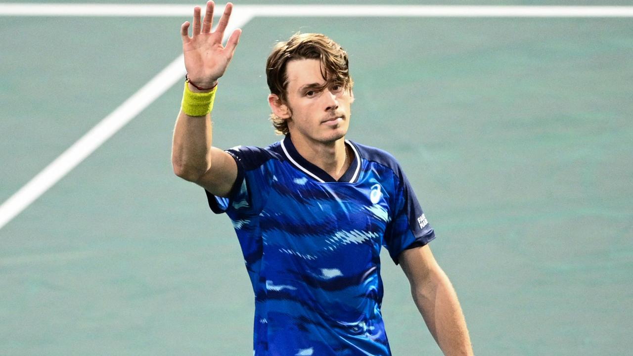 Alex de Minaur defeats Daniil Medvedev at Paris Masters result Amazing Aussie finally does it
