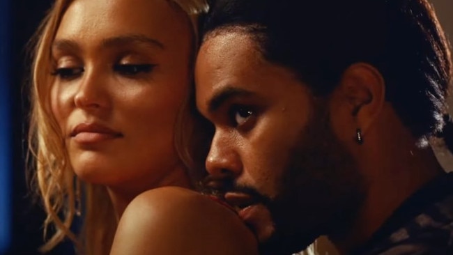 Lily-Rose Depp and The Weeknd star in The Idol. Picture: Binge