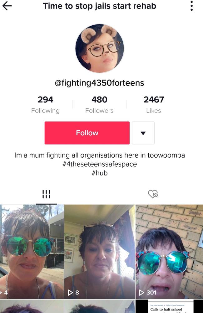 Lisa Ann Martin’s TikTok account where she advocates for more rehabilitation for offenders, and the end of prisons, except for murderers and sex offenders.