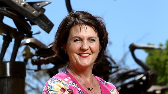 Jann Stuckey out in the electorate during her time as Currumbin MP. Picture: David Clark.