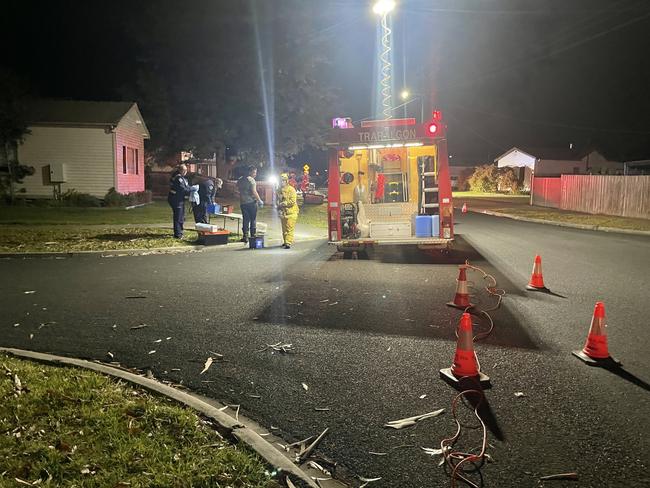 FRV crews were called to the scene. Picture: Jack Colantuono
