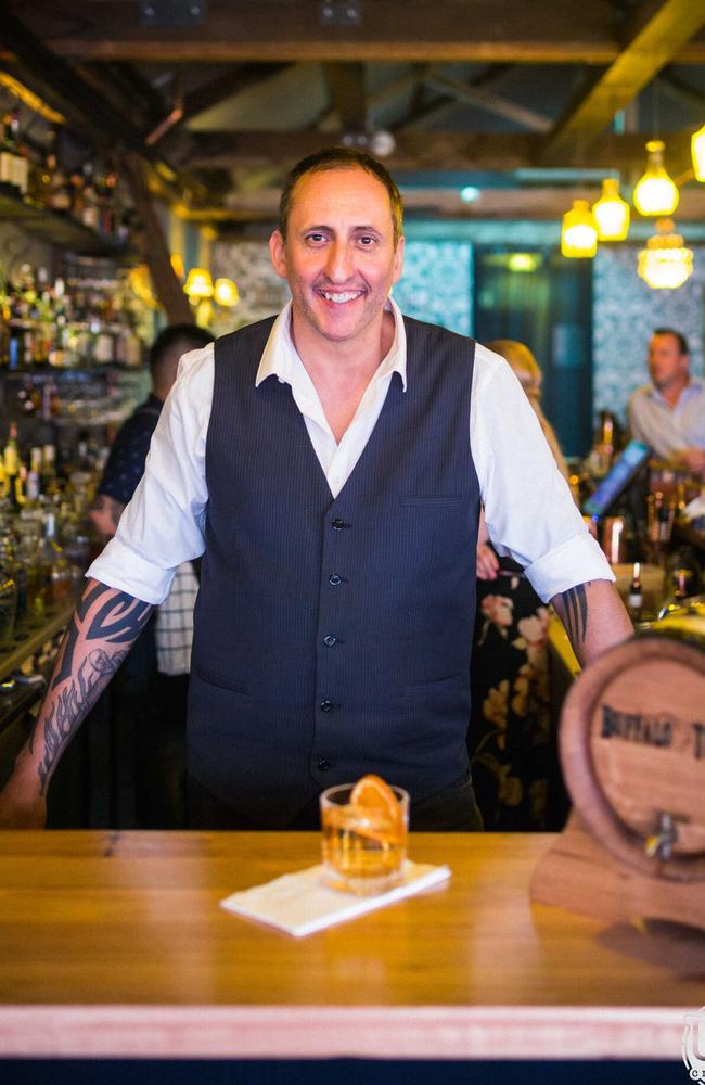 Gorge Camorra, owner of 18th Amendment Bar, Geelong.