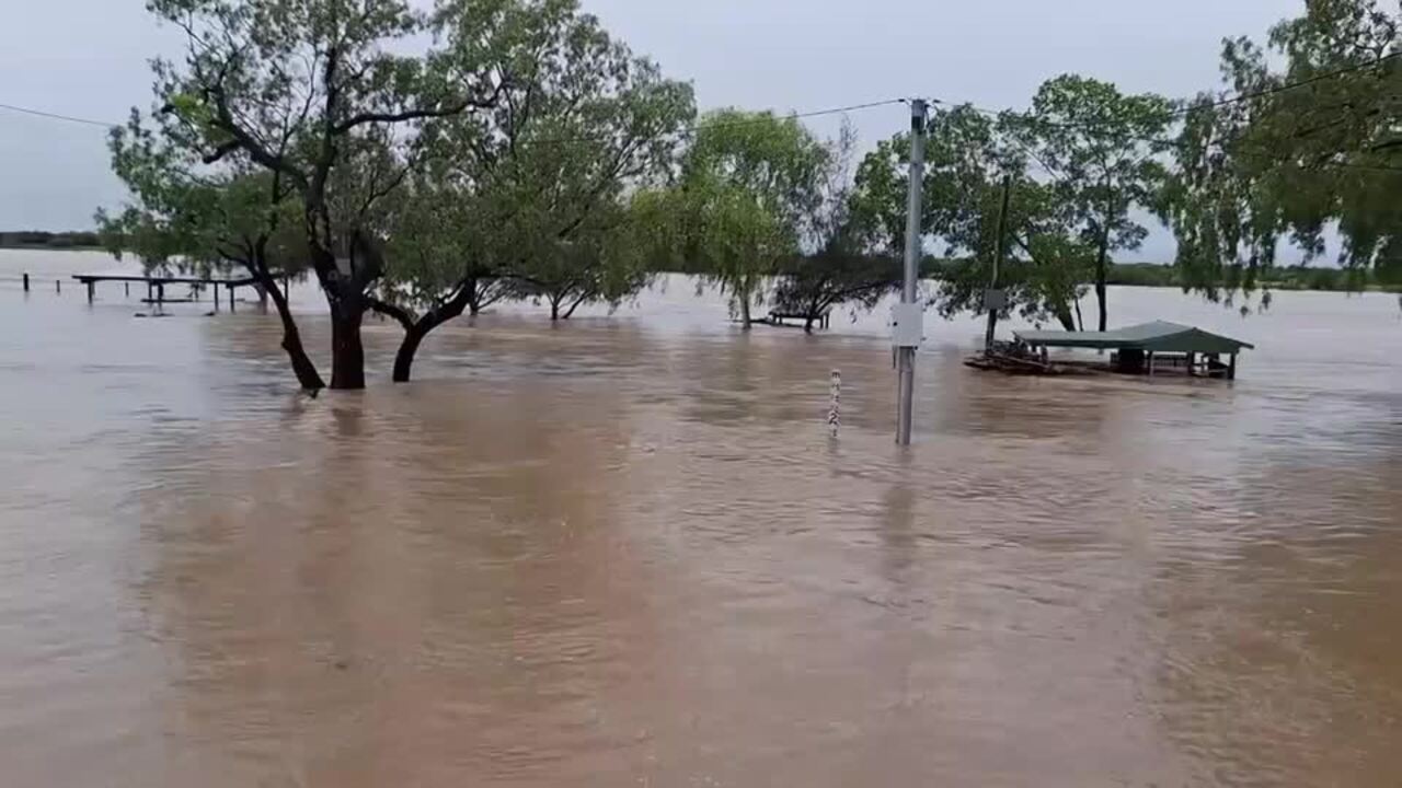 Flooding at Groper Creek near Ayr