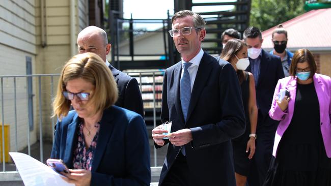 Premier Dominic Perrottet is under fire for his handling of the pandemic amid a spike in deaths and hospitalisations. Picture Gaye Gerard / NCA Newswire.