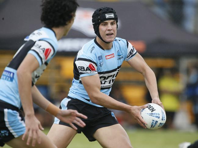 CallumGrantham showed a touch of class for Cronulla in round three. Picture: Warren Gannon Photography