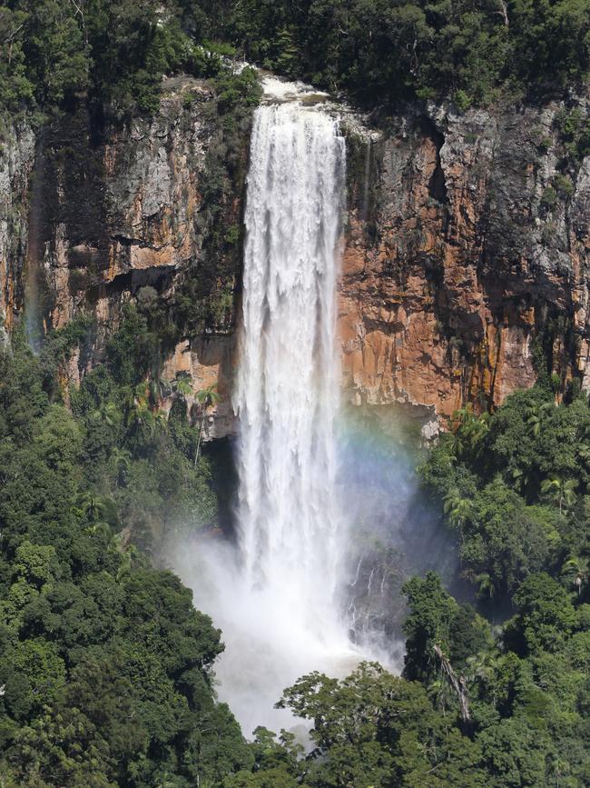 Purling Brook Falls in Springbrook National Park. Picture: Nigel Hallett.