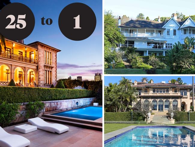 NSW Top 50 homes Sunday 25-1 and 50-1 art