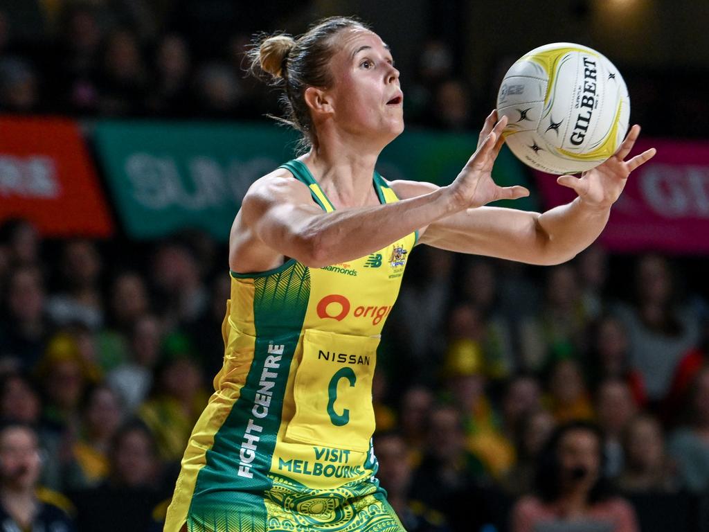 Paige Hadley and the Diamonds have vowed to continue to play a fast and attacking game style. Picture: Mark Brake/Getty Images