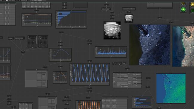 Team 3’s mission orchestration platform is known as DISA, an acronym for “Data Intelligence, Search &amp; Analysis”. Picture: Supplied