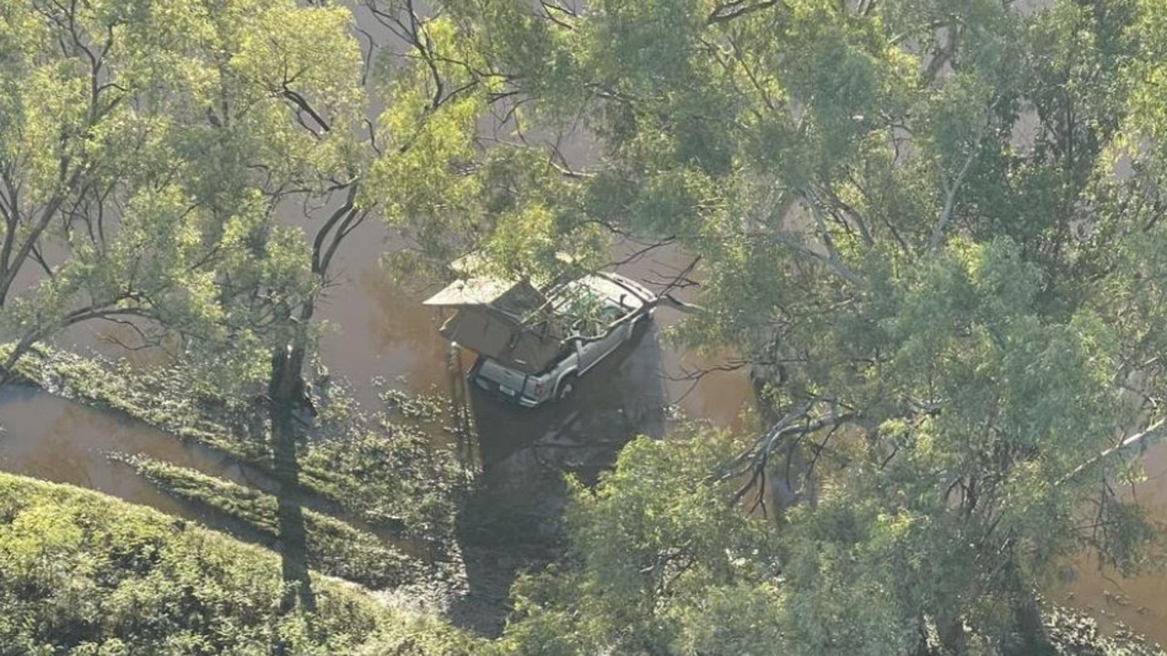 About two dozen people were stranded. Picture: Queensland Fire and Emergency Services