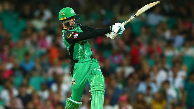 Peter Handscomb clobbered the Sydney Sixers in his sole Big Bash 08 match. Picture: Getty Images