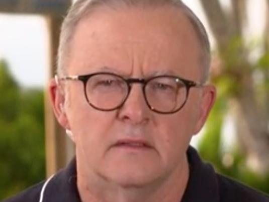 Anthony Albanese touched down in Cairns on Thursday afternoon. Picture: Supplied