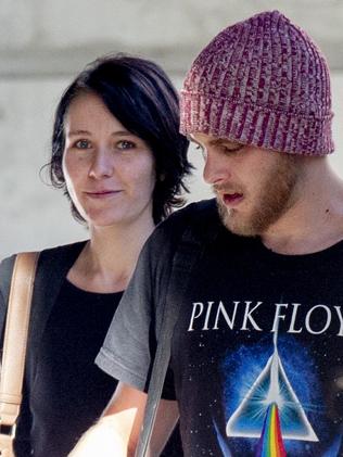 The couple pictured at the airport this year. Picture: Jaco Marais/Netwerk24/Gallo Images/Getty Images