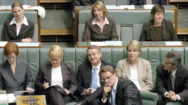 Question Time. Mark Latham with Kate Ellis in the back left of shot.