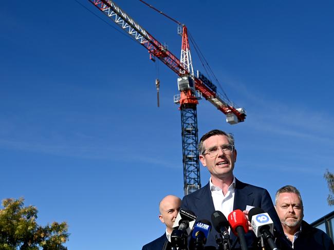 Premier Dominic Perrottet said the investment would give people more choice about where they live and work. Picture: NCA NewsWire / Jeremy Piper