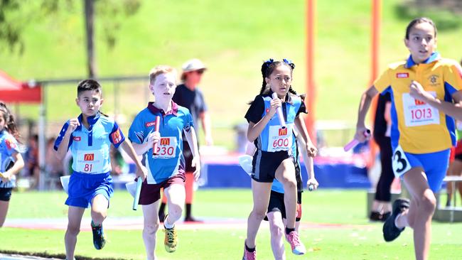 Queensland Little Athletics State Relay Championships.Saturday December 2, 2023. Picture, John Gass