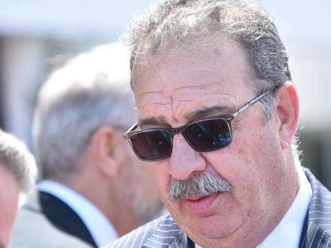 John Sargent after Perfect Thought won the Network 10 Carbine Club Stakes at Flemington Racecourse on October 29, 2022 in Flemington, Australia. (Photo by Reg Ryan/Racing Photos via Getty Images)