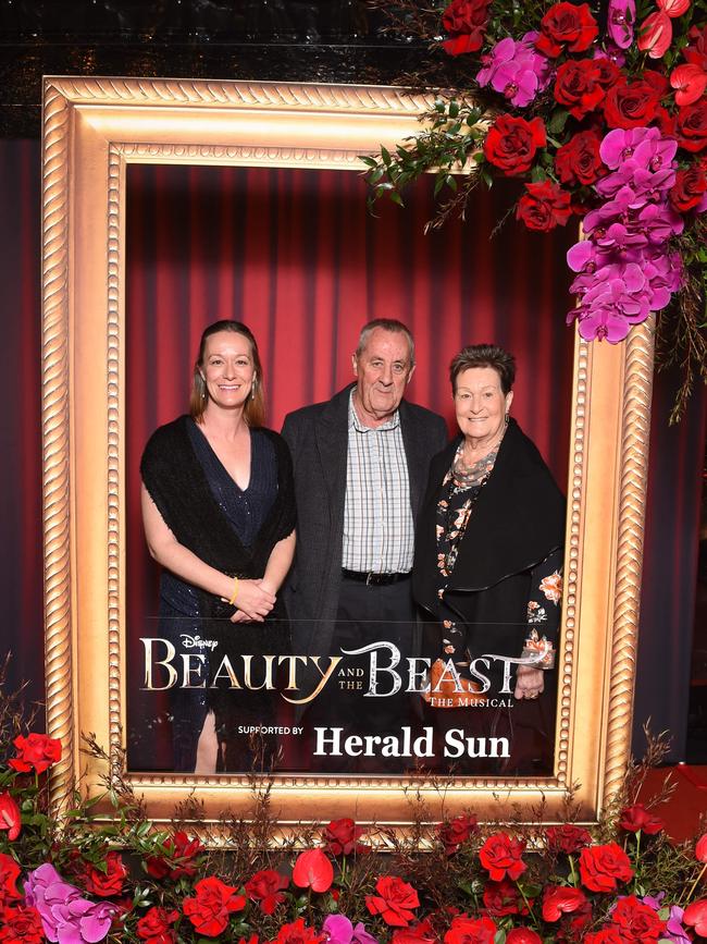 Opening night: Beauty and The Beast at Her Majestys Theatre, Melbourne. Picture: Josie Hayden