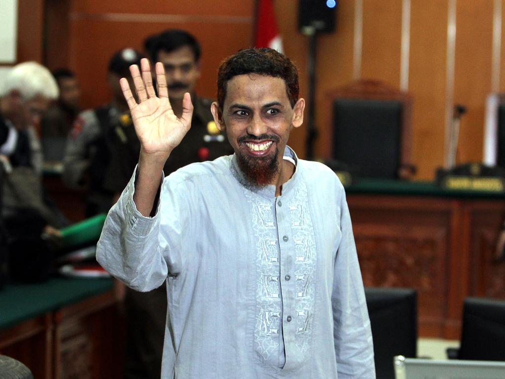 Umar Patek during his trial at West Jakarta District Court, Indonesia in 2012.