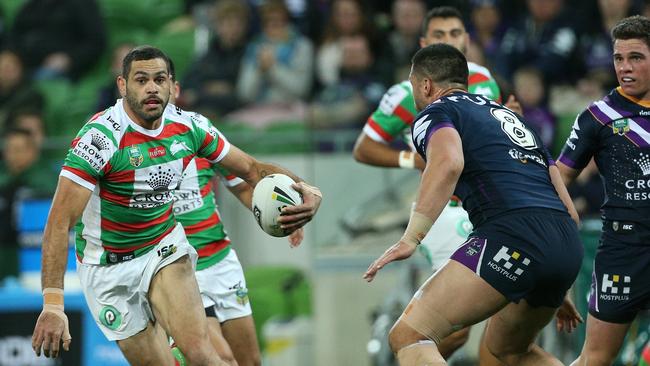 Greg Inglis’ rugby league career could be over. (AAP Image/Hamish Blair) 