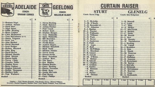 The teams for the main game and the curtain raiser. Picture: Football Record