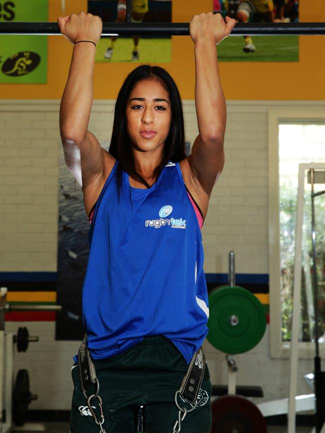 Crystal Maguire hopes to make the Australian sevens squad. Picture: Virginia Young.