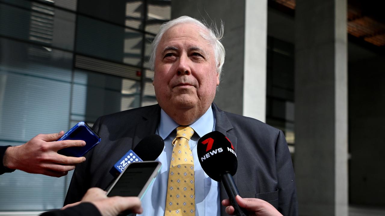 The Central Queensland Coal Project, backed by Clive Palmer, has been rejected under environment protection laws. File picture: NCA NewsWire / Dan Peled