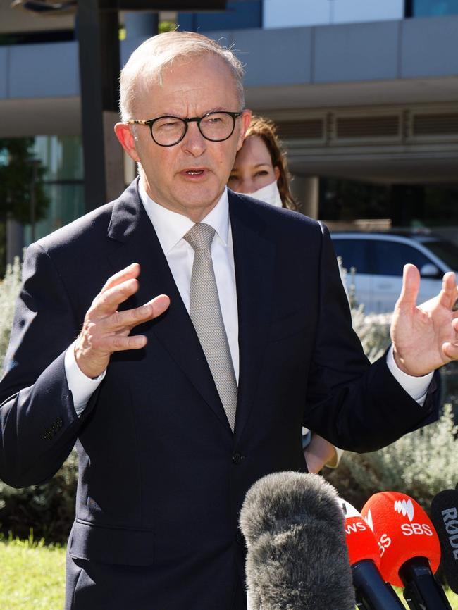 Labor leader Anthony Albanese. Picture: AAP/Trevor Collens