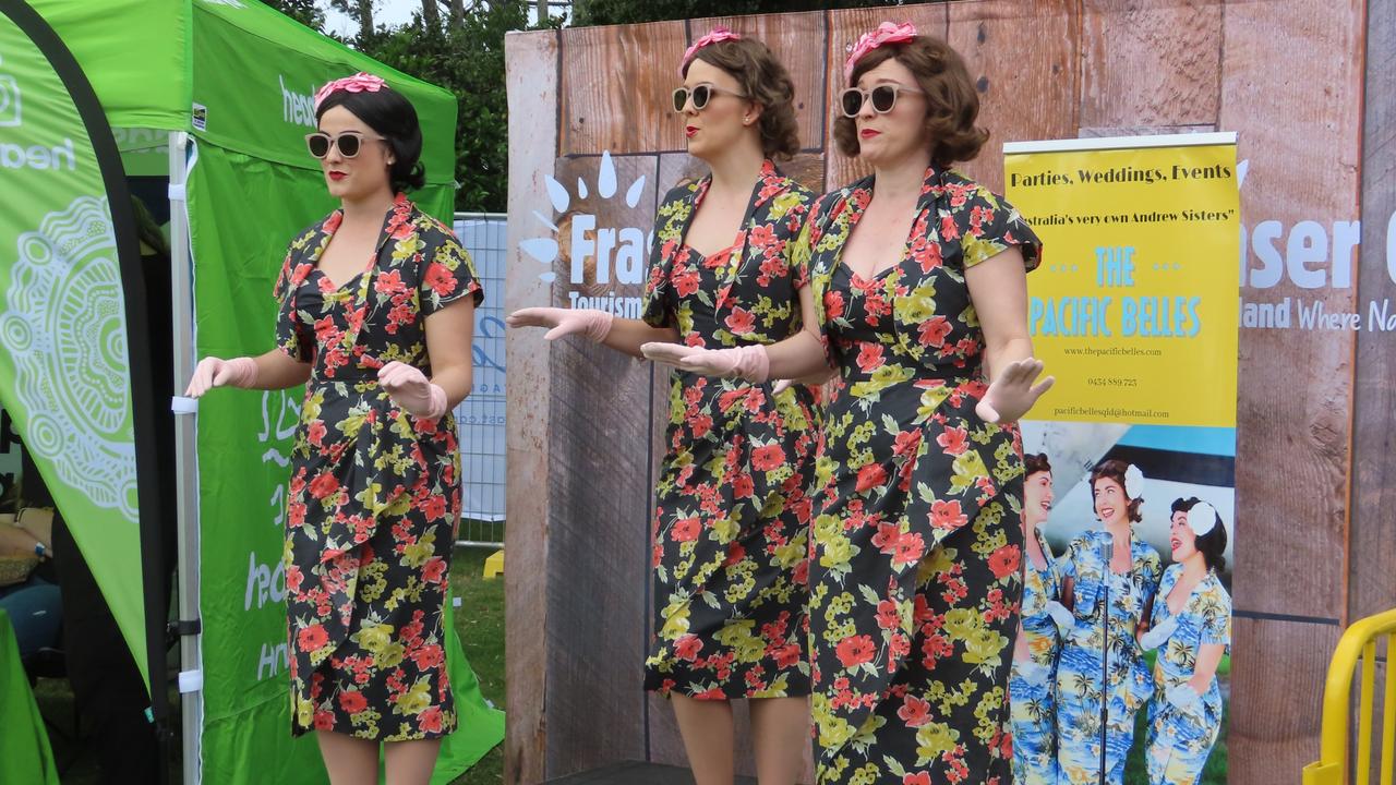 Talented singers entertained the crowd at the Hervey Bay Seafood Festival.