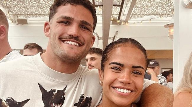 Star couple Nathan Cleary and Mary Fowler. Photo: Instagram