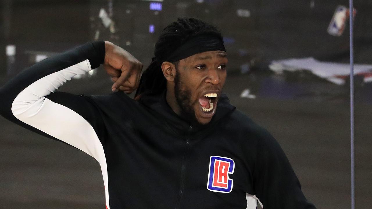 Montrezl Harrell’s tweet did not go down as planned. Michael Reaves/Getty Images/AFP