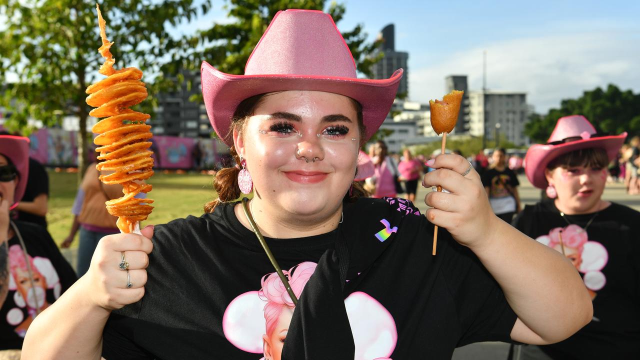 Socials at Pink convert at Townsville's Quensland Country Bank Stadium. Amelia Clancy. Picture: Evan Morgan