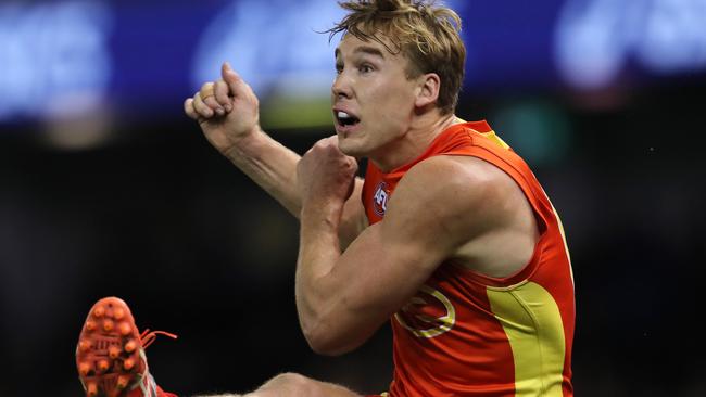 Gold Coast will hope for a greater output from Tom Lynch this season. Picture: Michael Klein