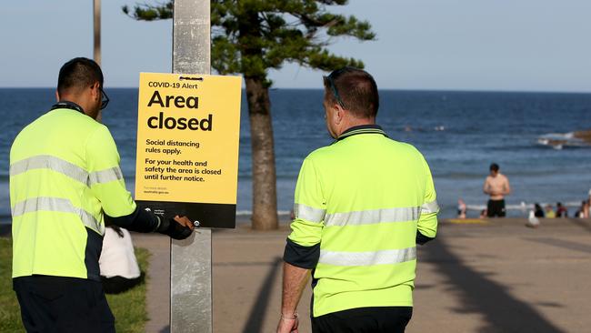 Northern Beaches Council will close beaches and parks if the drones show that crowd capacity numbers have been reached this summer. Picture: Damian Shaw