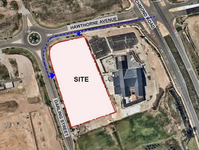 The proposed site of the development, at the corner of Hawthorne Ave and Darling St, off Richmond Rd, Marsden Park.