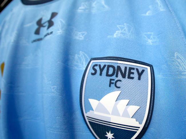 SYDNEY, AUSTRALIA - JANUARY 15: A playing strip for Sydney FC is seen in the changeroom  prior to the round nine A-League Women's match between Sydney FC and Canberra United at Leichhardt Oval, on January 15, 2025, in Sydney, Australia. (Photo by Jeremy Ng/Getty Images)