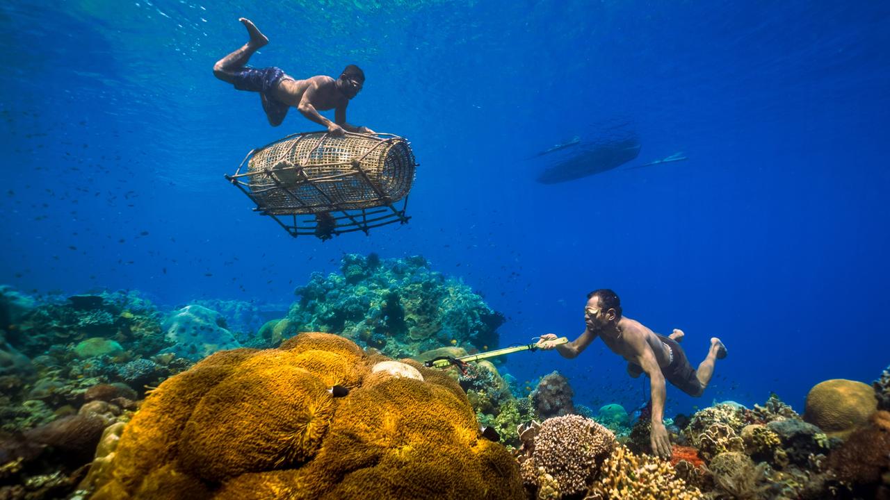 In East Nusa Tenggara, Indonesia, the sea tribe stands as wise stewards of the ocean. Using basic equipment to catch fish for sustenance, they then sell the surplus at the market. Picture: Bambang Wirawan/TNC Photo Contest 2023