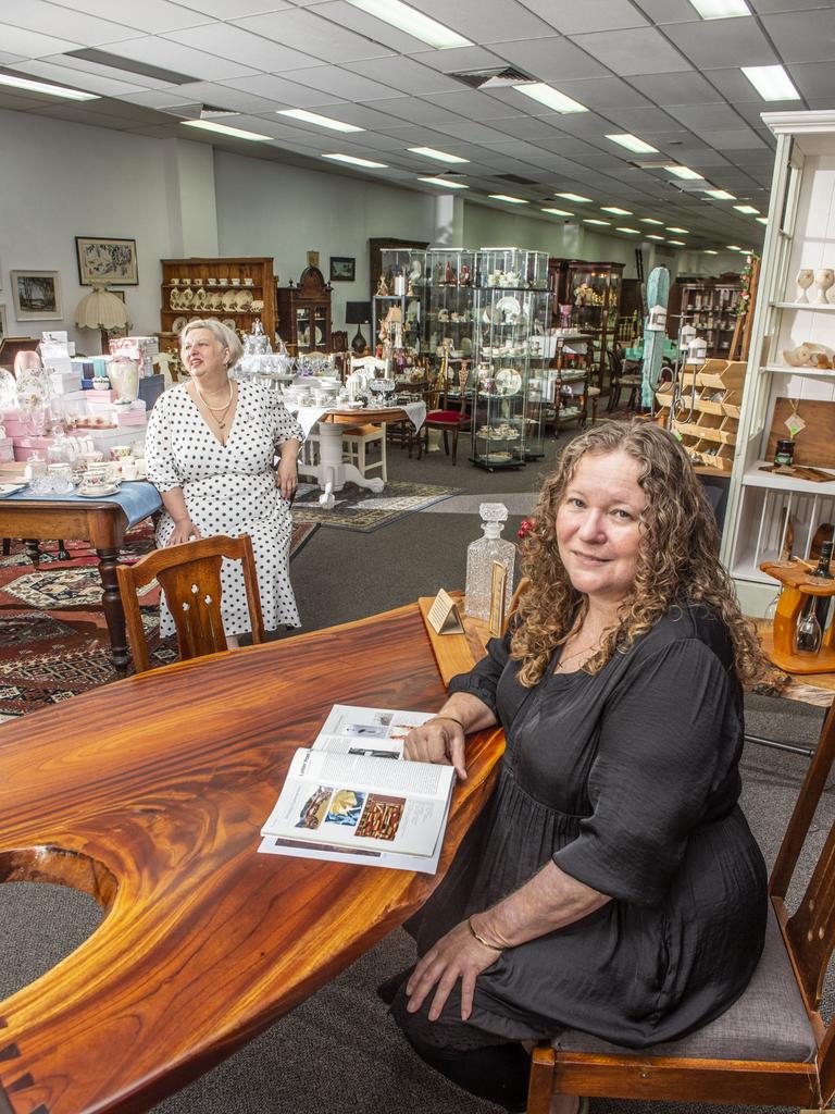 The Vintage Pear antique store expands to second location. Owners- Nicole O'Malley-Jones (left) and Helen Anderson. Thursday, January 13, 2022. Picture: Nev Madsen.