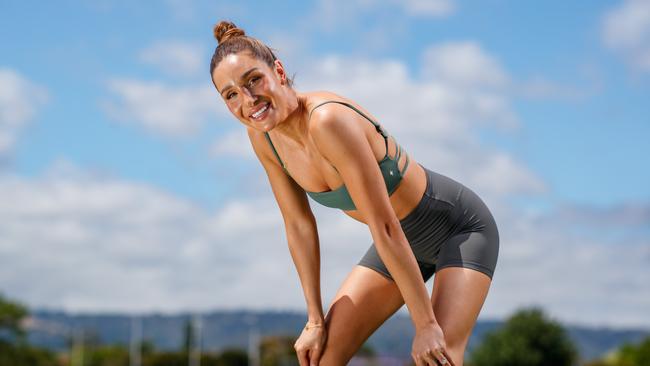 Kayla Itsines for a SA Weekend and possibly national Sat mag cover for Jan 20 next year. Picture Matt Turner.