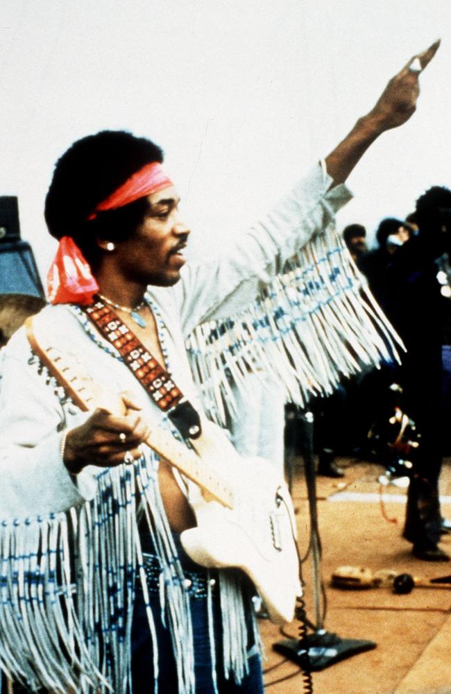 Jimi Hendrix’s performance at Woodstock in August 1969 is regarded as one of the most influential in music history.