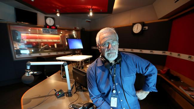 Radio host Neil Mitchell in the 3AW studios. Picture: David Geraghty