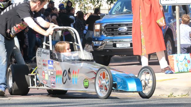 Dragracers and vintage cars were also on full display during the event.