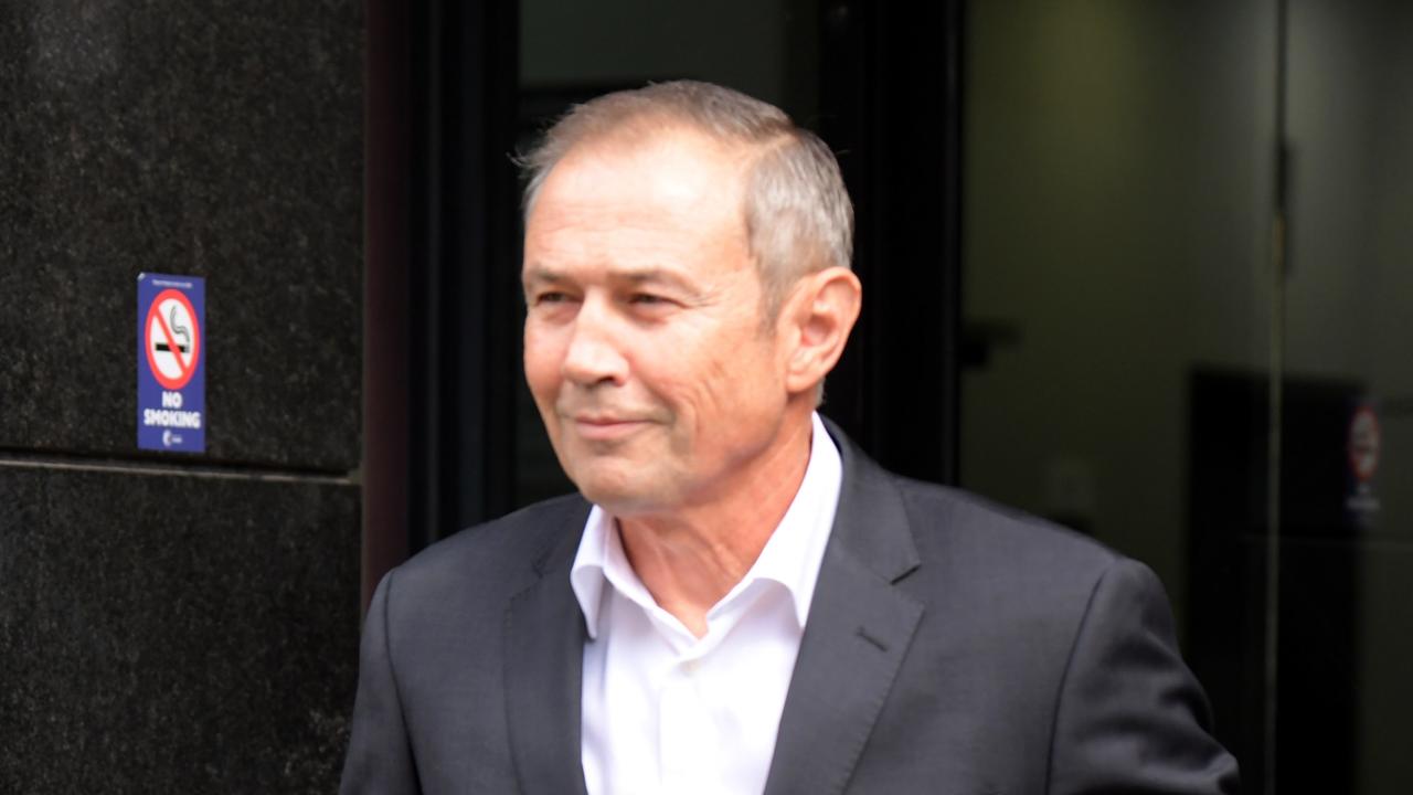 Roger Cook leaving a meeting with the WA Labor right on Wednesday morning. Picture: NCA NewsWire / Sharon Smith