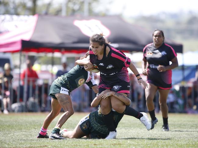 Koori Knockout - Day 4 Womens GF Redfern All Blacks v Bourke Warriors Monday, 7 October 2024 Hereford St, Bathurst NSW 2795, Australia, Picture Warren Gannon Photography