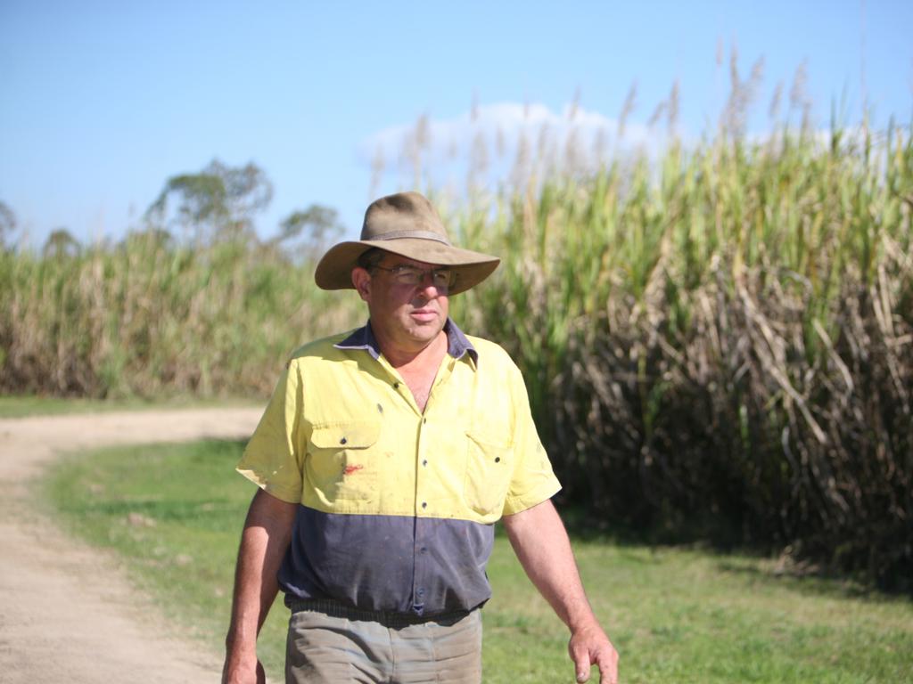 Cane grower Kevin Borg on his cane farm. Picture: Lee Constable