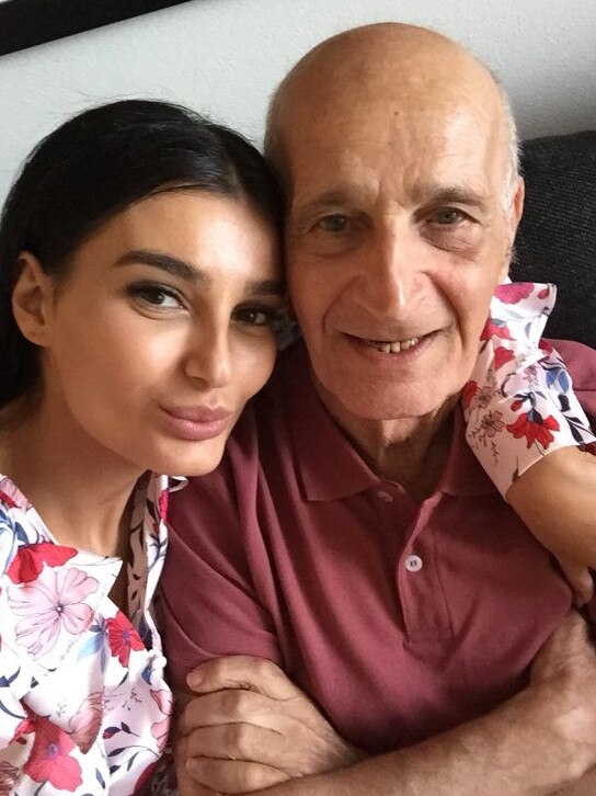 David Nabulsi with his daughter Ayda Celine. Picture: Supplied.