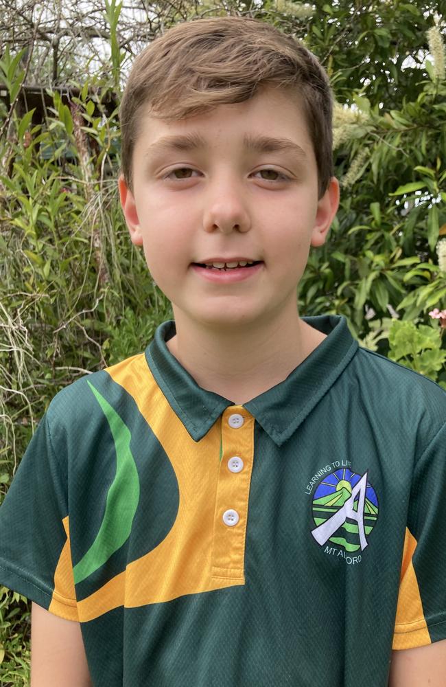 Harry, 2024 Mount Alford State School captain. Picture: Contributed