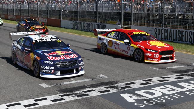 Shane van Gisbergen started from pole position after escaping a penalty.