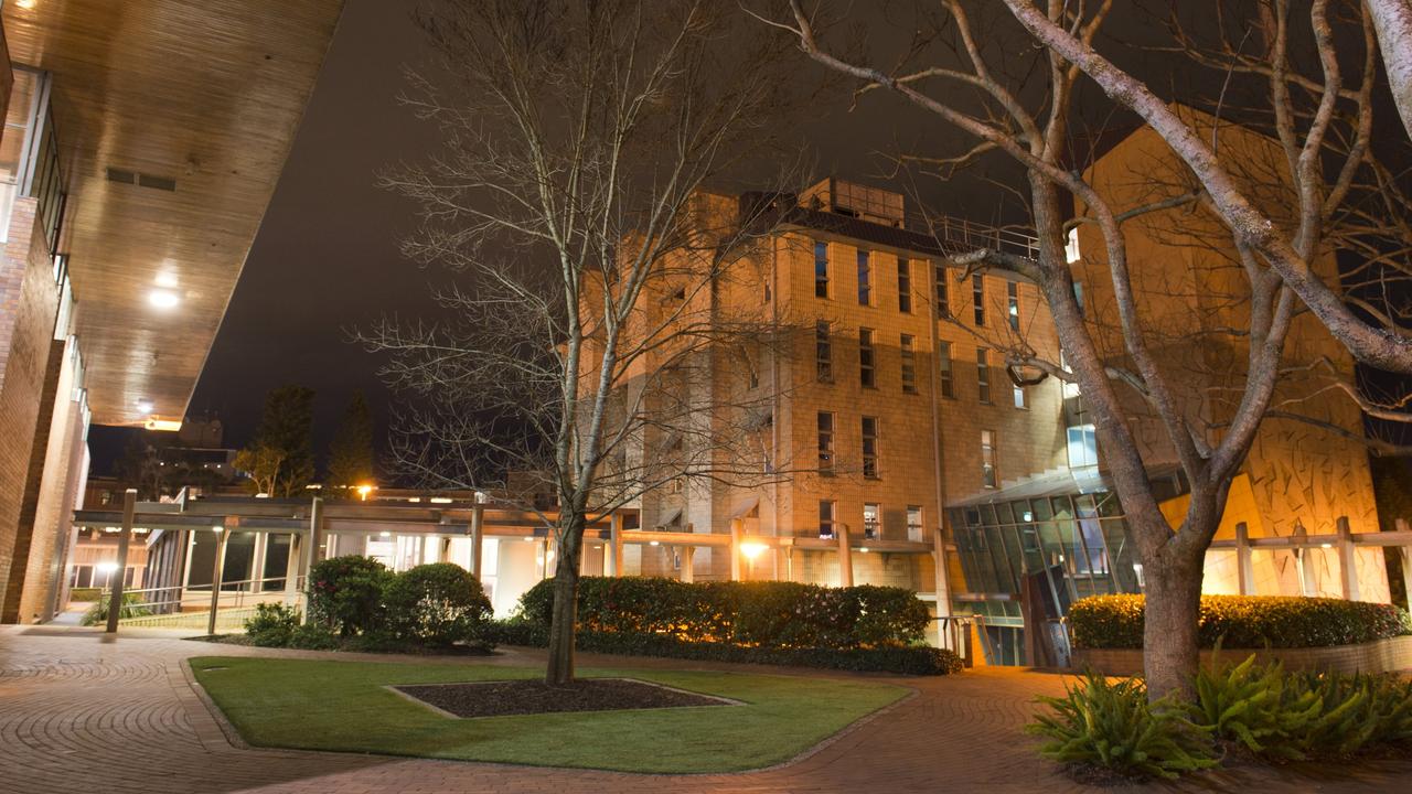 University of Southern Queensland, USQ at night, Friday, July 24, 2015. Photo Kevin Farmer / The Chronicle